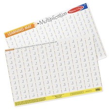 Melissa  Doug Math Division Problems Write-A-Mat Placemat