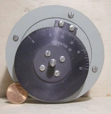 ARRA INC VARIABLE ATTENUATOR  MODEL 5624-50BP ... KNOB MISSING
