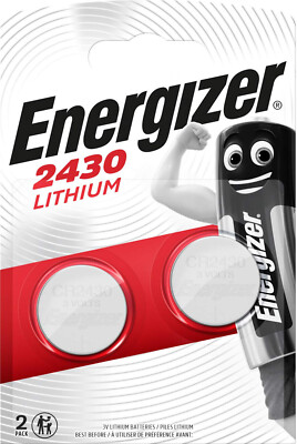 10x Energizer Lithium 3V Zelle (5x2er Blister) CR2430 IEC C Knopfzelle ECR2430