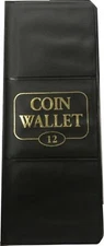 12 Pocket Coin Wallet Mini Album For 2x2 Flip Holders Storage New Whitman Case