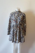 * NWT Womens Zara Blue Floral Long Sleeve Dress Sz S