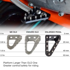 Estribos O Reposapiés CNC Para KTM 250/350/450 SX, SXF, XCF 2017-2022 Y EXC F 2017-2023