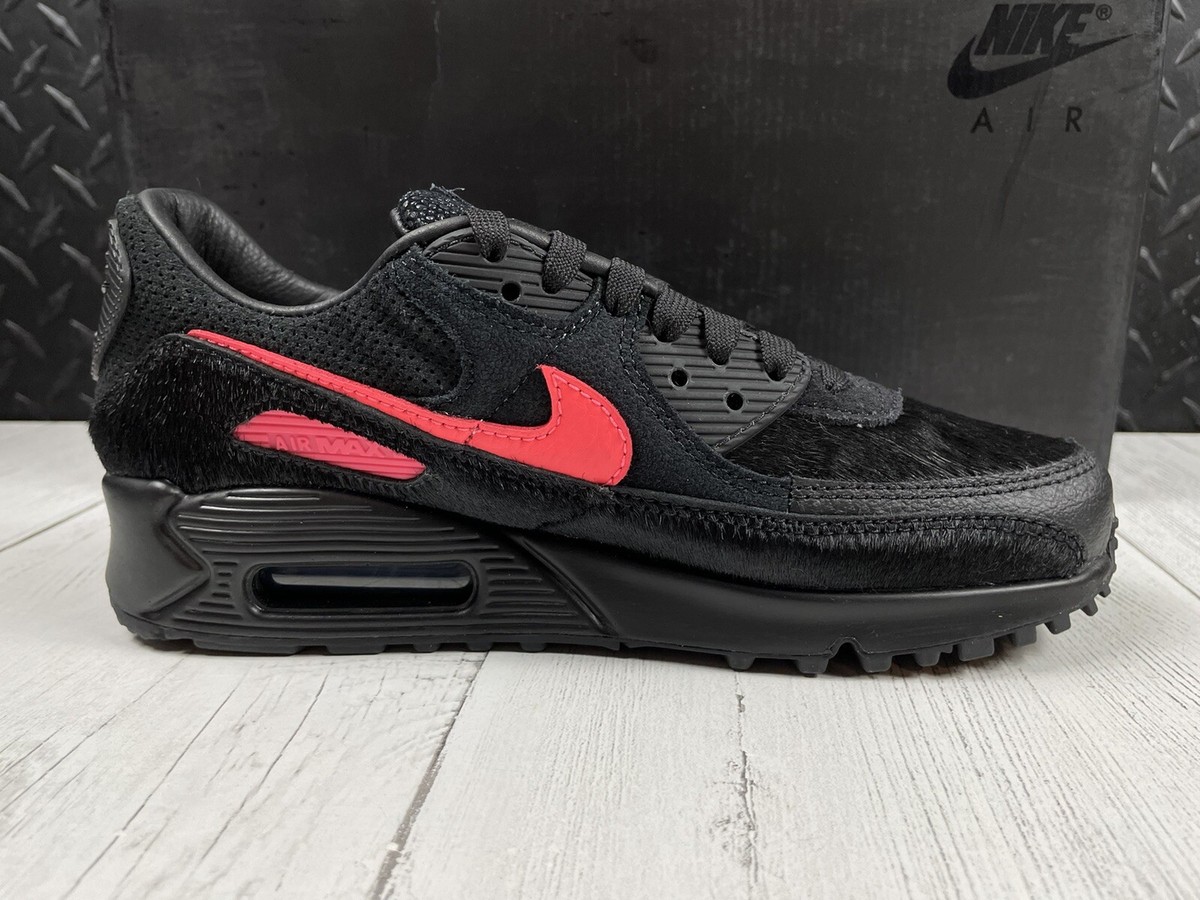 Size 5-New Nike Air Max 90 QS Infrared Blend Black White CZ5588 
