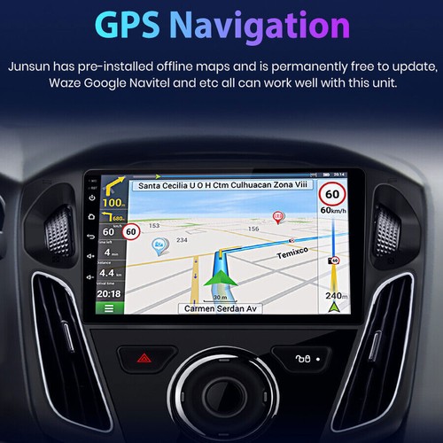 For Ford Focus 2011-2018 Android 13 CarPlay Car Radio Stereo GPS Navi 2+32GB USB - Foto 3 di 13