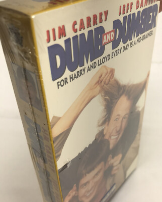 DUMB AND DUMBER VHS 1995 SEALED BRAND NEW WARNER HOME VIDEO STAMP N4036 IGS Read