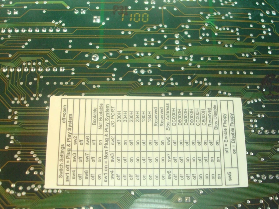 ADAPTEC AHA-1542CP ISA SCSI CONTROLLER CARD NEW WITH MANUAL BULK - Image 3 of 4