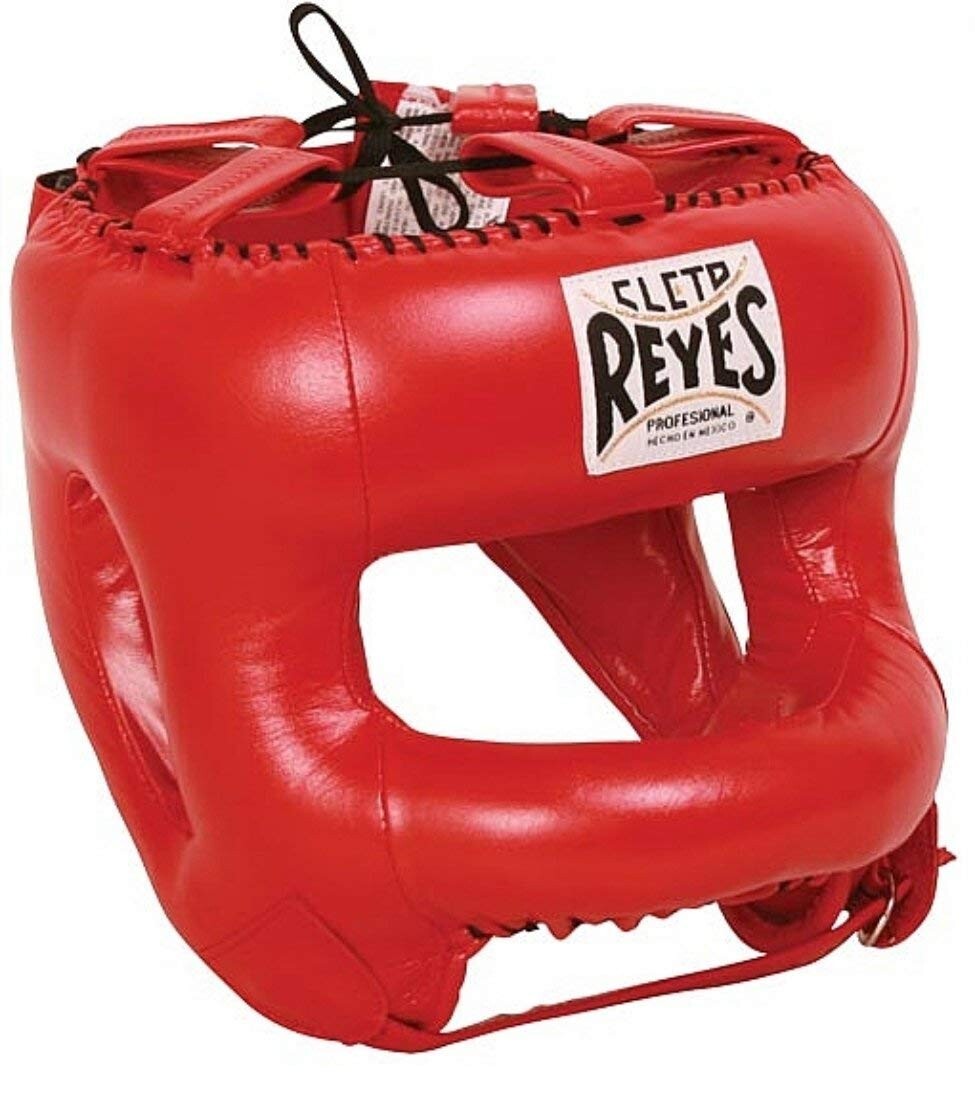 Cleto Reyes Redesigned Face Bar Headgear - Red (one size fits all