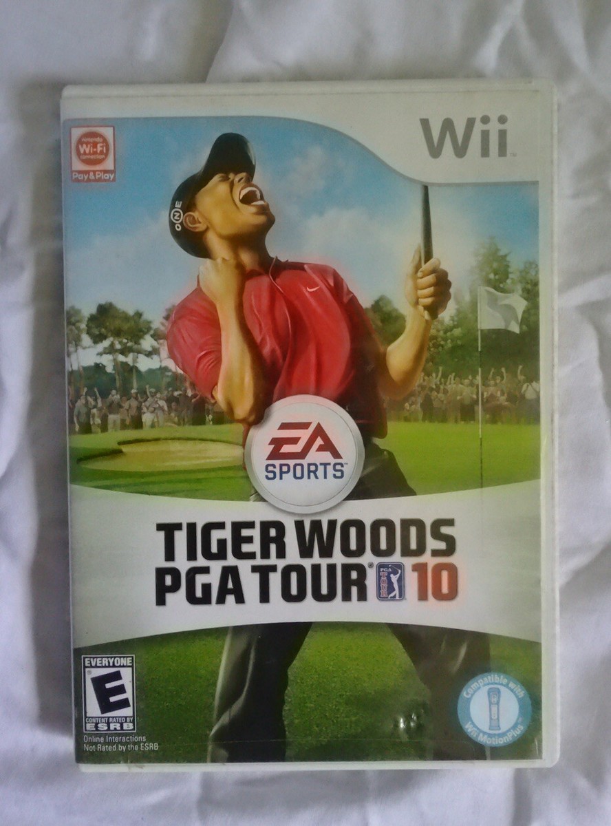 Tiger Woods PGA Tour 10 For Wii And Wii U Golf 9E 14633190199|