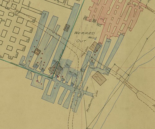 1900s Early Map of Vesta Mine Washington County PA - Picture 2 of 2