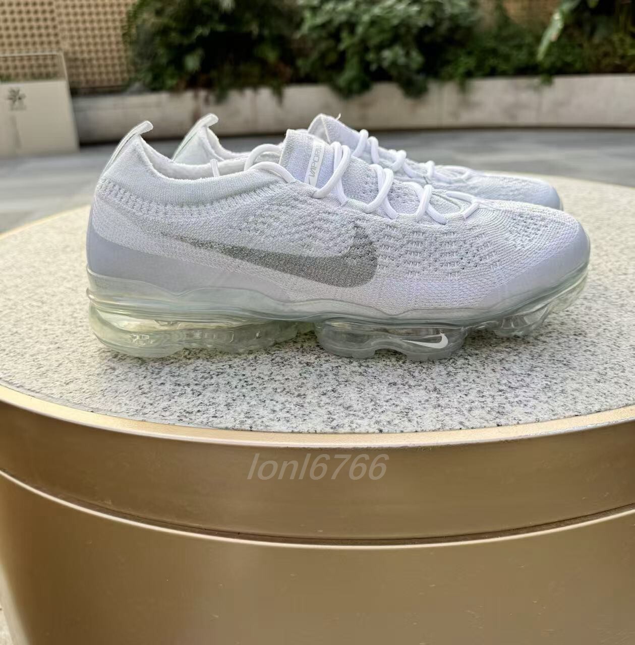 DQ Nike Air Vapormax 2023 Flyknit White Gray Running Shoes DV1678-002
