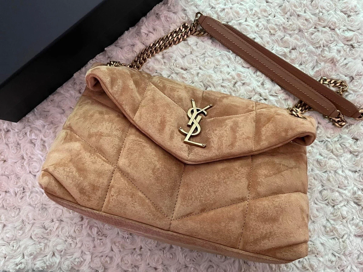 Saint Laurent Loulou Toy Suede Shoulder Bag