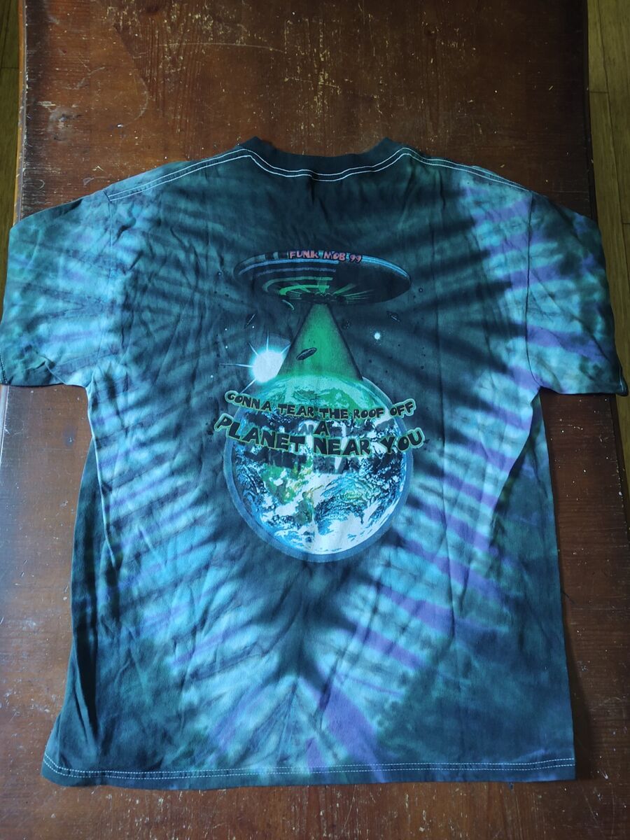 1999 VINTAGE GEORGE CLINTON P-FUNK ALL STARS WOODSTOCK TYE 1999 VINTAGE GEORGE CLINTON P-FUNK ALL STARS WOODSTOCK TYE