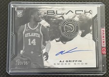AJ GRIFFIN 2022-23 Panini Black Smoke Show Rookie Auto #SSS-AJG 23/35