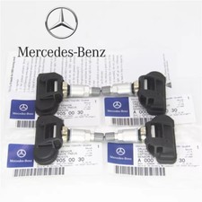 4pcs Genuine OEM A0009050030 TPMS Tire Pressure Monitoring Sensors for Benz C300
