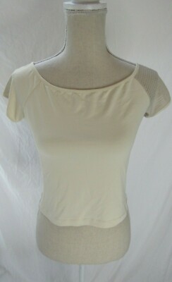 GF FERRE White Crop Top Size L