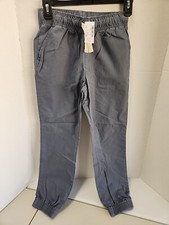 Children's Place Boy's Slate Gray Drawstring Pants Size 10 NWT