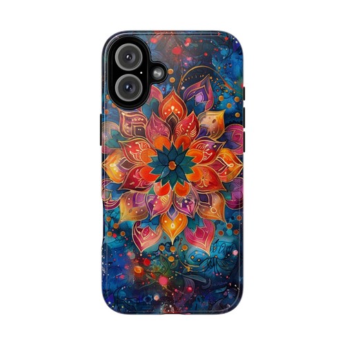 Mandala Flower Watercolor Phone Case for iPhone, Samsung Galaxy, Pixel - 第 21/256 張圖片