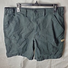 Wrangler Shorts Mens 38 Black Outdoor Utility Cargo Short NW912BL