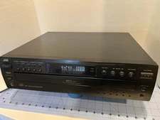 JVC XL-F254BK 5 Disc CD Changer Player HiFi Stereo Vintage RARE Fully Tested