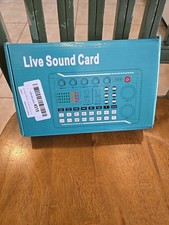 Open-Box F988 Professional External Live Sound Card Will All Cables