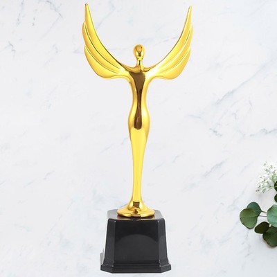  1Pc Trophy Achievement Award Glod Angel Award Gold Männlicher Preis für die