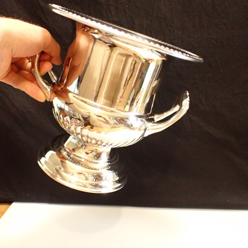 Vintage Silver Plated Champagne Bucket - Ice, Wine Cooler, Silver Plate - Foto 6 di 10