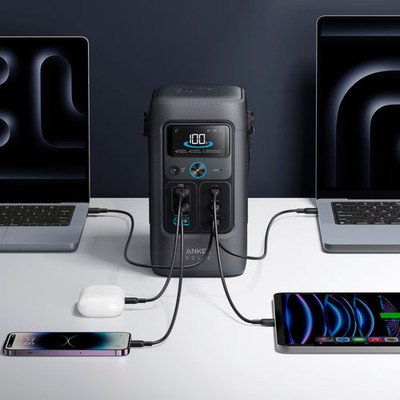 Anker - SOLIX C200X DC Portable Power Station 192Wh (60,000mAh