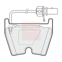 Apec BremsbeläGe Vorne Audi A5 8T3 2007-2017 PAD1378 R90