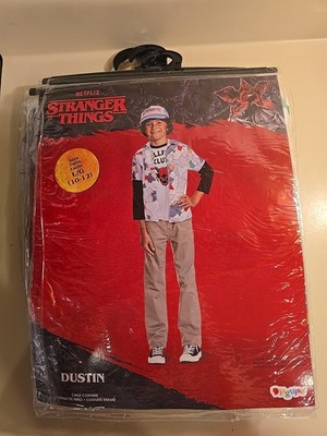 Stranger Things Dustin Costume Medium Disguise Brand