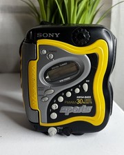 Sony Walkman Sports WM-FS220 FM/AM Cassette Player Radio Works Only FOR PARTS