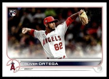 2022 Topps Series one Oliver Ortega Rookie Los Angeles Angels #554