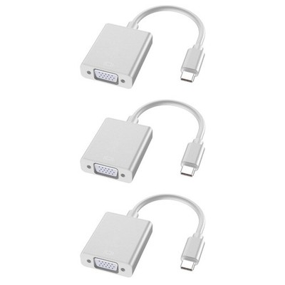  3pcsUSB-C-zu-VGA-Adapter USB3.1Typ CUSB-Czum