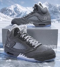  MEN Size US 7-12 - Jordan 5 "Wolf Grey" 2026 DD0587-002