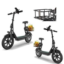 AOVOPRO ESBS 14"Commuter Electric Scooter with seat Up to 25 Miles 20km/h VIP