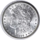1886 VAM 1A Morgan Silver Dollar Line in 6 Choice BU Uncertified #719