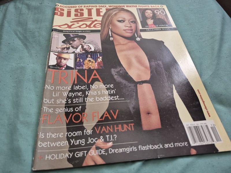 Sister 2 Sister magazine Trina Flavor Flav Van Hunt DMX Monique Wayne Yung Joc