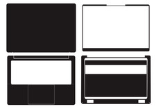 Sticker Skin Cover for HP Book 14-hu0073TU 14" 2026 Laptop Carbon Vinyl Decals