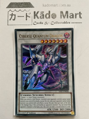 Cyberse Quantum Dragon SAST-EN038 Ultra Rare 1st Edition YuGiOh TCG ...