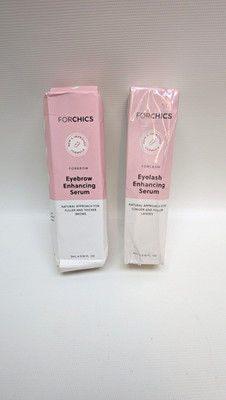 Set FORCHICS Eyebrow & Eyelash Enhancing Serum 3ml Natural Approach Fuller Th
