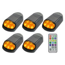 Led Wireless Solar Powered Cab Lights Top Roof Light For Off-road Vehicle 3led