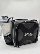 Jaxx Fit Fresh Fitpack Deluxe Meal Prep Insulated Bag 6 Containers 28Oz Shaker