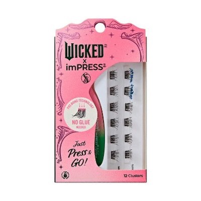 KISS Products Wicked X imPRESS Press-On Self Adhesive False Eyelashes