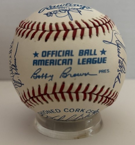 1991 California Angels Team Signed OAL Rawlings Baseball - 24 Signatures - Picture 3 of 9
