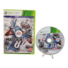 Madden NFL 13 Microsoft Xbox 360 2012 Tested and Working No Manual