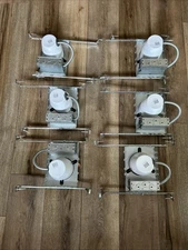 Sunoco Lighting 4” Recessed Lighting Housing Cans 6 Pack (Missing 6 Screws) (R)