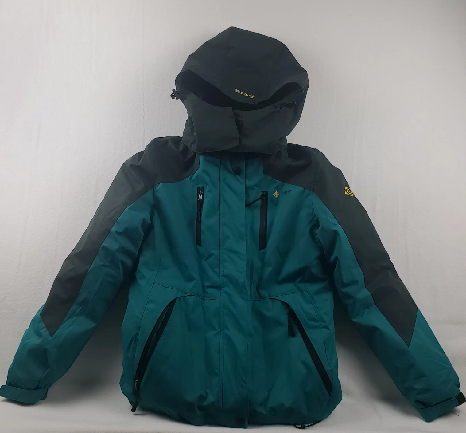 GEMYSE Unisex Waterproof Ski Snow Jacket Fleece Windproof Hood Small