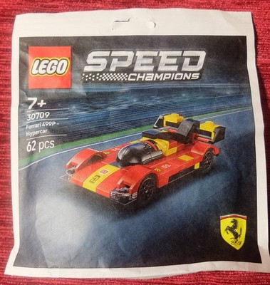 LEGO SPEED CHAMPIONS: Ferrari 499p Supersportwagen (30709) Hypercar 62 Teile 7+