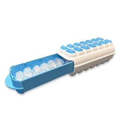 Ice Cube Tray with lid, 3in1 System - Easy fill, Easy Release, No-Spill, Slid...
