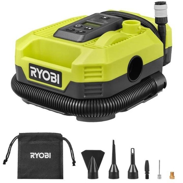4892210230508 Kompresor Akumulatorowy 11 BAR 18V 0*AH One+ Ryobi-image