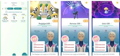#M270-POKÉMON ACC GO LEVEL 65, 10 SHINY LEGENDARY, 20 GIGANTAMAX, 3725 POKECOIN